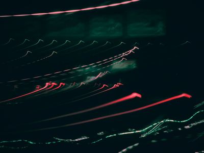 Dynamic light lines showing energy flow and motion